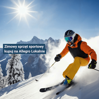 Zimowy sprzęt sportowy kupuj na Allegro Lokalnie